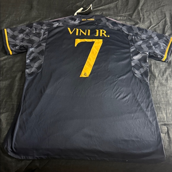 adidas Other - Real Madrid #7 Vinicius Jr 2023-24 Adidas Away Jersey